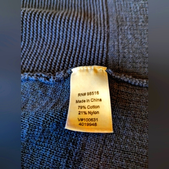 Coldwater Creek  Navy Sweater Vest  Size 1X (18) - Picture 5 of 6